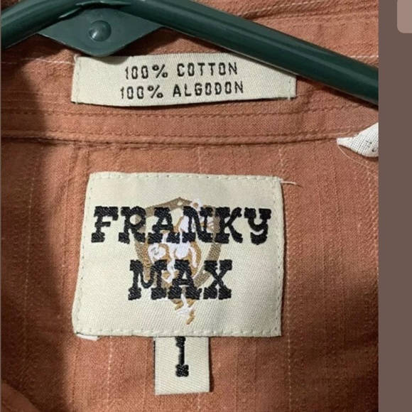 Franky Max Mens Western Glass Snap Size Large - Picture 2 of 5